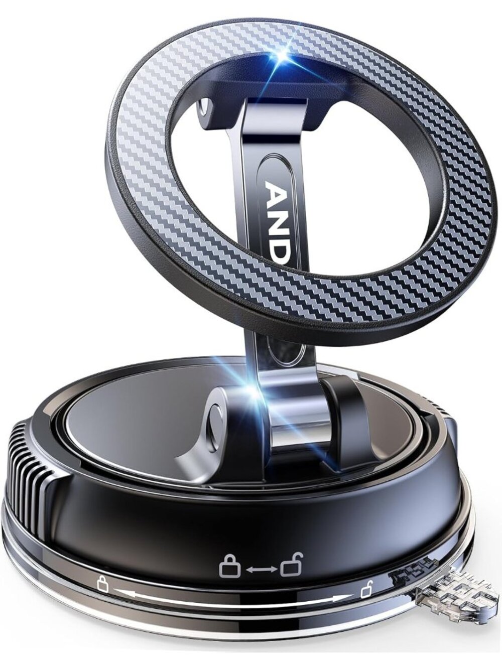 NEW ANDERY Car Phone Holder for Magsafe 360° Adjustable Car Phone Mount